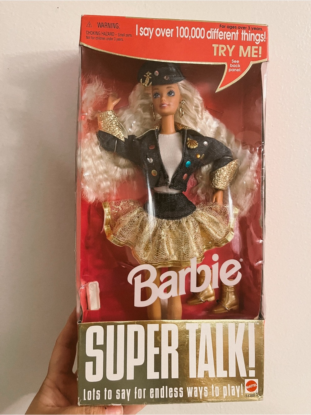 VTG 1994 Mattel Super Talk Barbie